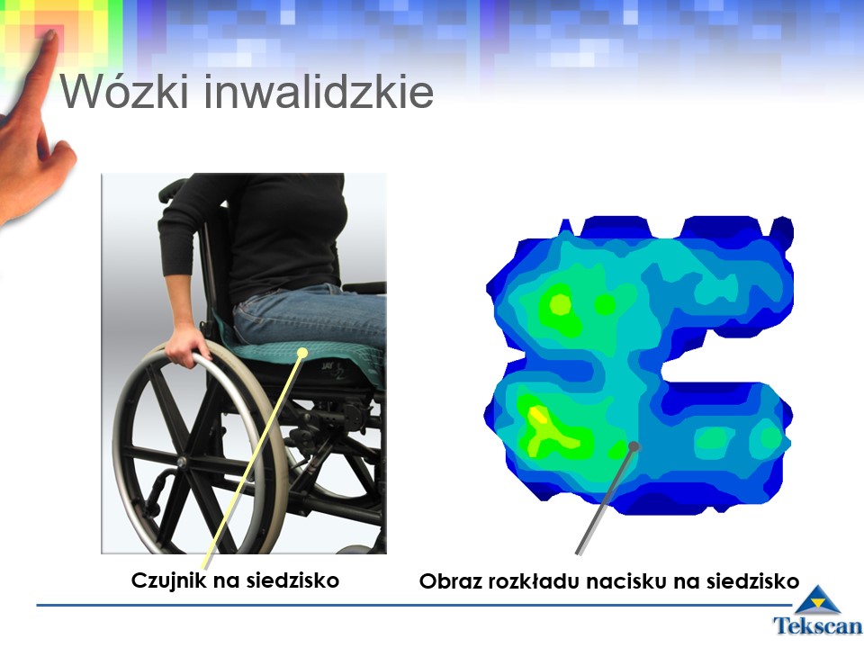 Analiza nacisku na wózku inwalidzkim